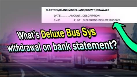 deluxe bus sys bus prods on bank statement